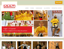 Tablet Screenshot of multisportcamp.se